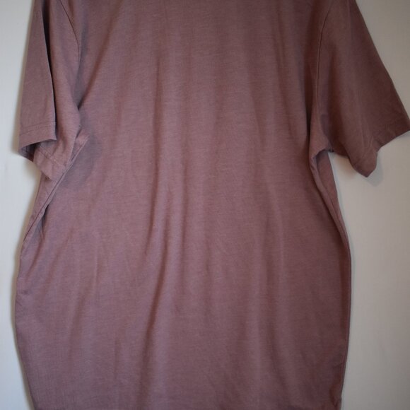 Unisex (code)word "Pet all the dogs", Light Plum Colored T-Shirt Size L - Picture 3 of 3